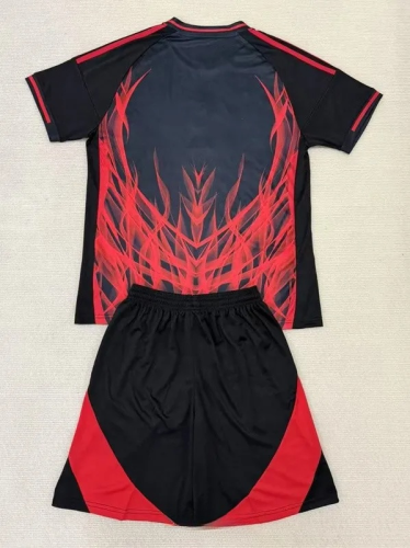 25-26 Benfica Black Concept Edition Kids Soccer Jersey 背后印广告