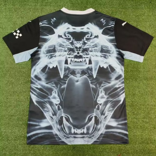 25-26 Man City Black Blue Concept Edition Fans Soccer Jersey