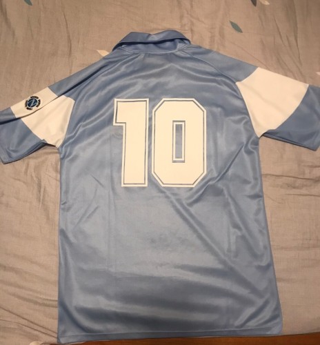 1990-1991 Napoli Home Retro Soccer Jersey