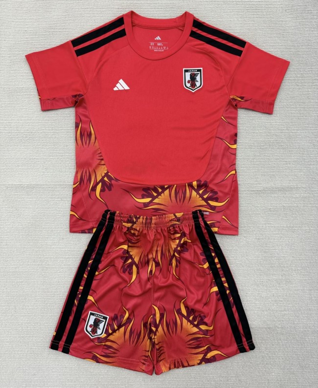 26-27 Japan Red GoalKeeper Adult Suit
