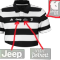 Jeep +VISIT Detnoit +white bit (胸前/左袖广告)