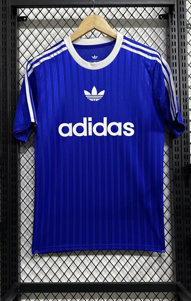 2025 AD Casual Blue Fans Training shirts *三叶草
