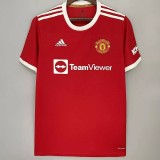 21-22 Man Utd  Home Fans Soccer Jersey