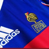 1998 France Home Blue Retro Soccer Jersey