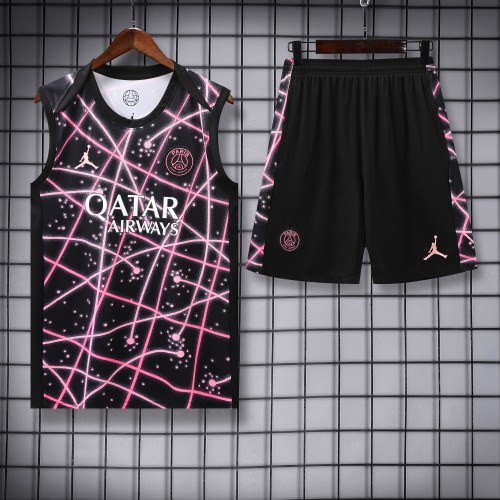 25-26 PSG High Quality Kids Tank Top And Shorts Suit