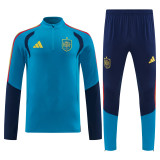 26-27 Spain High Quality Half Pull Tracksuit