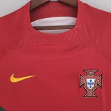 22-23 Portugal Home  Fans Soccer Jersey