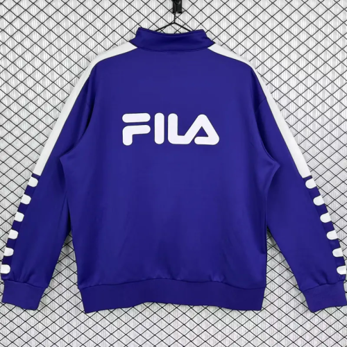 1999-2000 Fiorentina Purple Jacket #单夹克