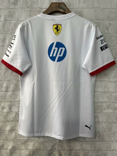2025 F1 Ferrari New Pattern Short Sleeve Racing Suit