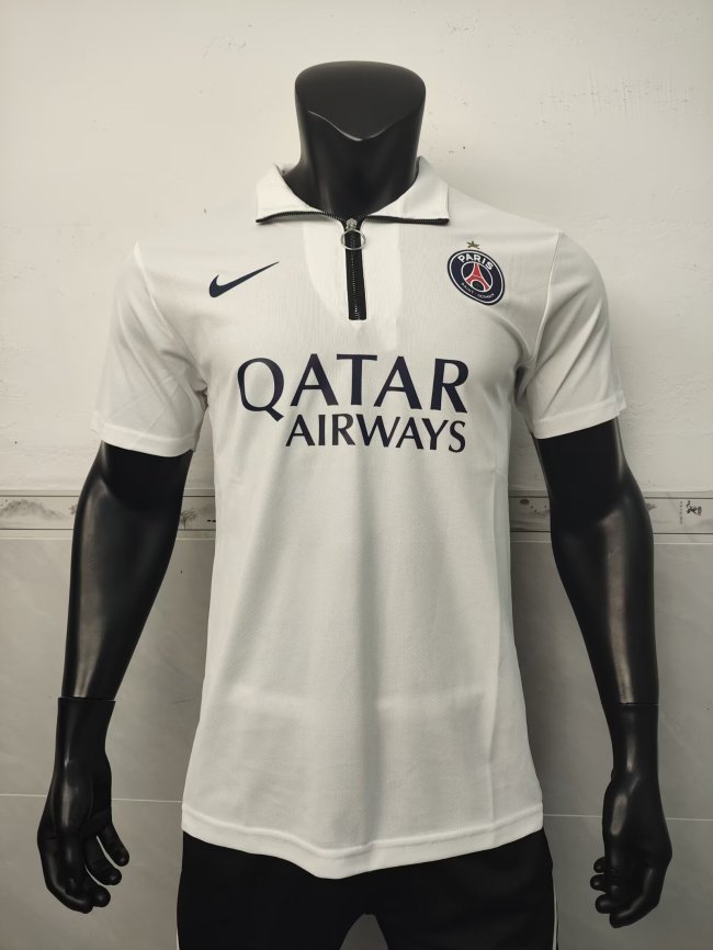 25-26 PSG White Special Edition Player Version Soccer Jersey
