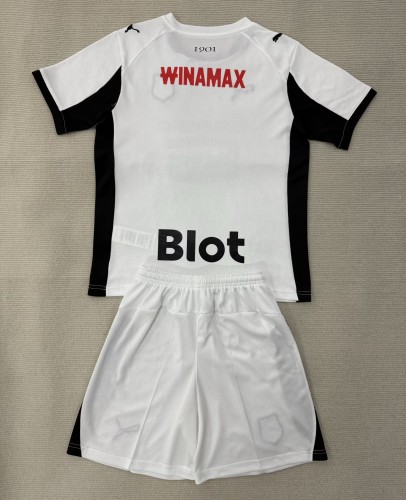 25-26 Stade Rennais Away Kids Soccer Jersey