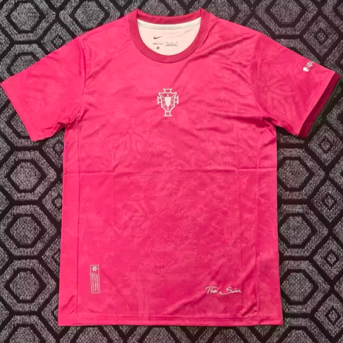 25-26 Portugal Pink Special Edition Fans Soccer Jersey