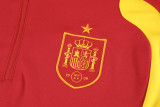 26-27 Spain High Quality Kids Half Pull Tracksuit