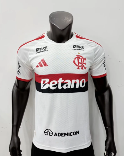 26-27 Flamengo Away Print All Sponsor Player Version Soccer Jersey*全广告