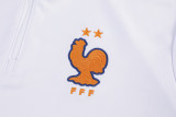 26-27   France High Quality Kids Half Pull Tracksuit