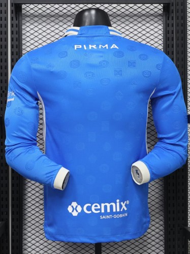 26-27 Cruz Azul Home Long Sleeve Player Version Soccer Jersey*长袖球员