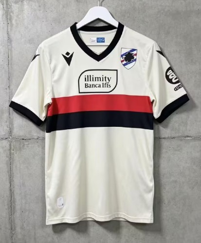 26-27 Sampdoria Away Fans Soccer Jersey