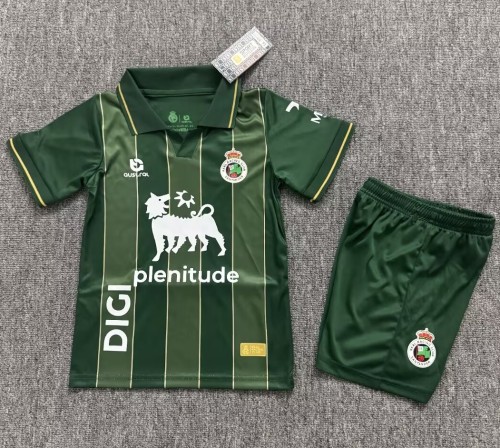 26-27 Racing de Santander Away Kids Soccer Jersey