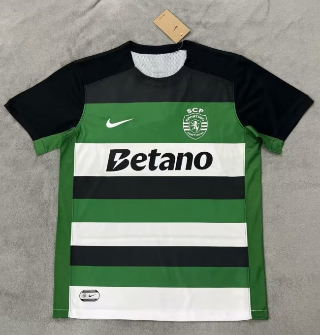 24-25 Sporting Lisbon Home Fans Soccer Jersey