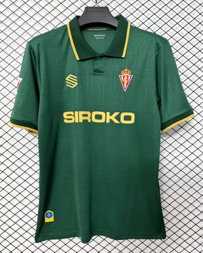 26-27 Gijon Away Fans Soccer Jersey