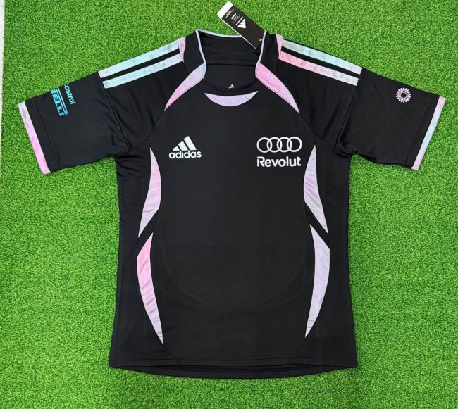 2026 Audi New Pattern Player Version Heat Transfer Printing Short Sleeve Racing Suit