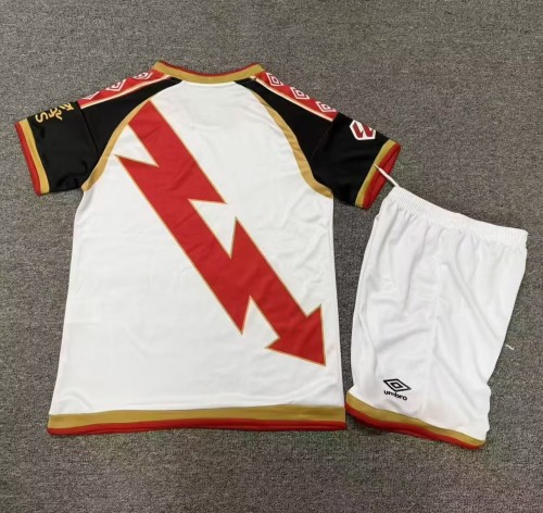 26-27 Rayo Vallecano Home Kids Soccer Jersey