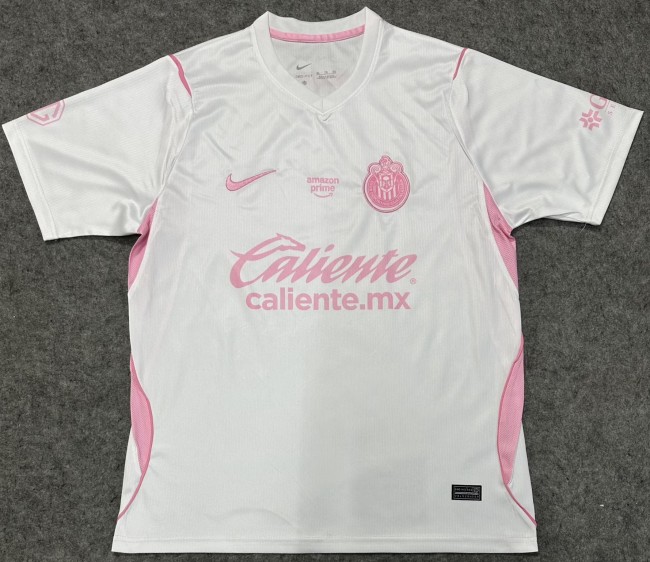 26-27 Chivas Guadalajara Pink Special Edition Fans Soccer Jersey