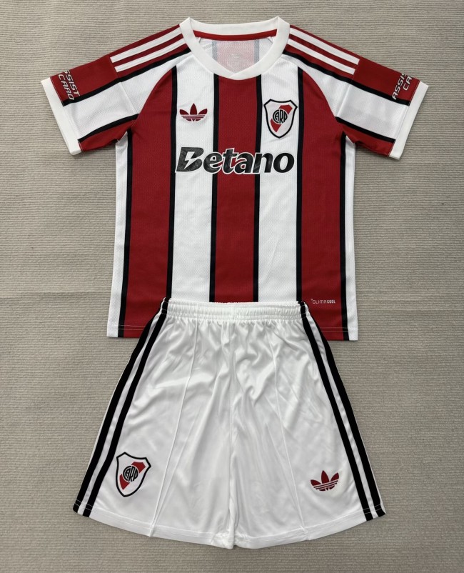 26-27 River Plate Away Kids Soccer Jersey