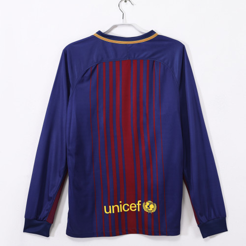 2017-2018 BAR Home Long Sleeve Retro Soccer Jersey