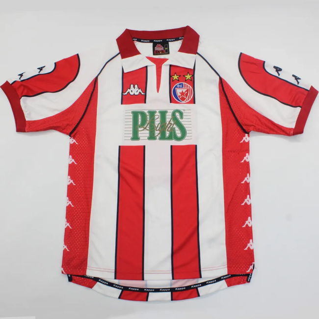 1999-2001 Crvena Zvezda Home Retro Soccer Jersey