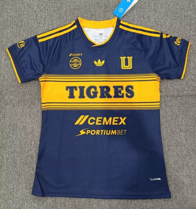 26-27 Tigres UANL Away Women Fans Soccer Jersey (女)