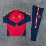 26-27  Spain High Quality Half Pull Tracksuit