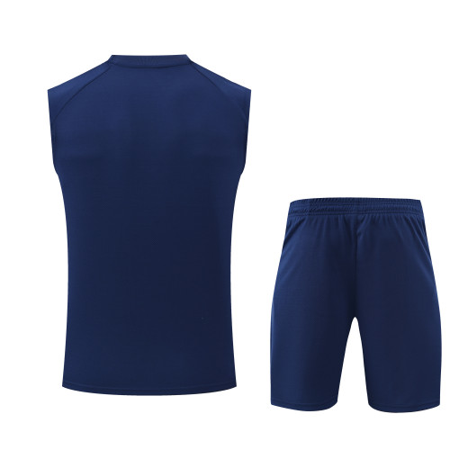 26-27 France High Quality Tank Top And Shorts Suit