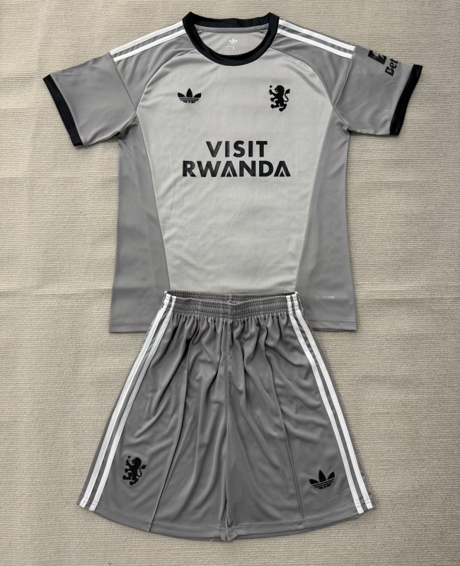 26-27 Aston Villa Gray GoalKeeper Adult Suit