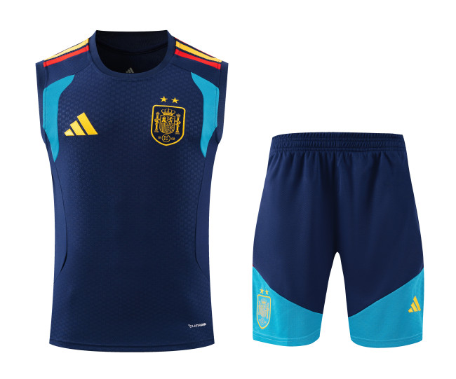 26-27 Spain High quality Tank Top And Shorts Suit(With 2 Star)*两颗星