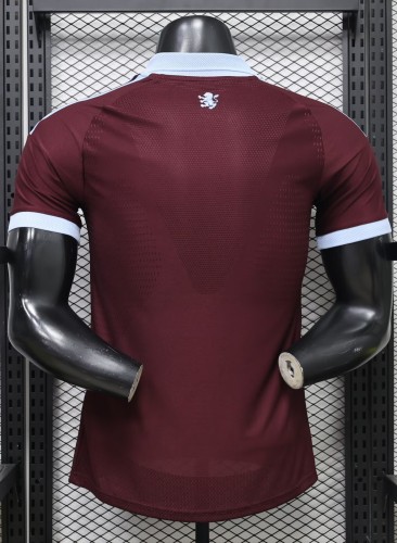 26-27 Aston Villa Home Player Version Soccer Jersey*带广告
