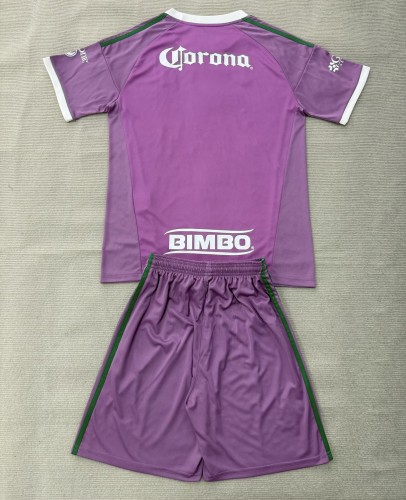 26-27 Club America Purple GoalKeeper Kids Soccer Jersey