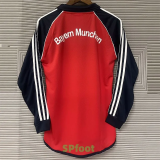 2000-2001 Bayern Home Long Sleeve Retro Soccer Jersey