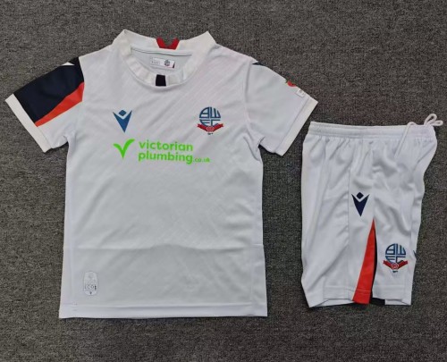 26-27 Bolton Wanderers Home Kids Soccer Jersey
