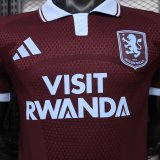 26-27 Aston Villa Home Player Version Soccer Jersey*带广告