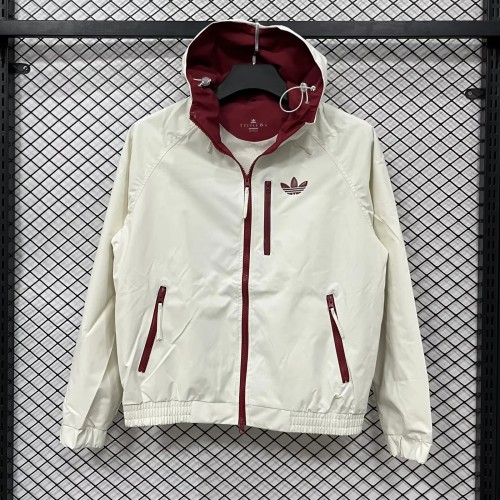2026 AD White Windbreaker