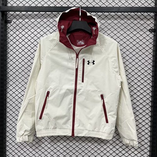 2026 UA White Windbreaker