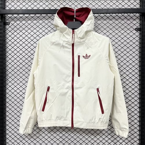 2026 AD White Windbreaker