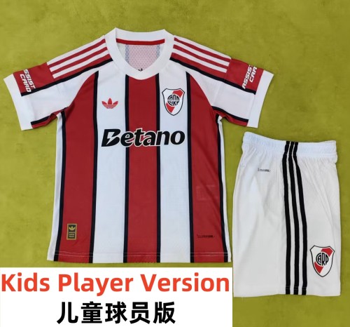 26-27 River Plate Away Kids Player Version Soccer Jersey (球员童装)
