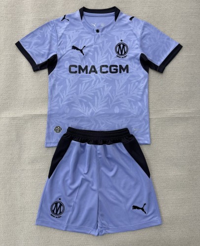 26-27 Marseille Third Kids Soccer Jersey