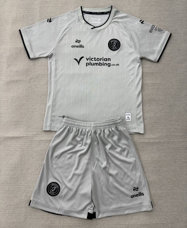 26-27 Bristol City Away Kids Soccer Jersey