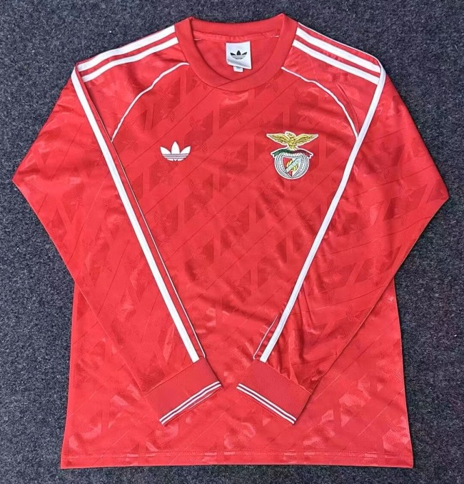 26-27 Benfica Red Casual Version Long Sleeves Fans Soccer Jersey (长袖)