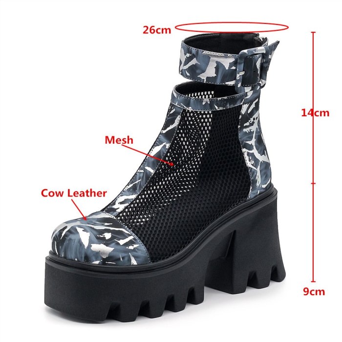 A Heaviness In My Head Ankle Boots