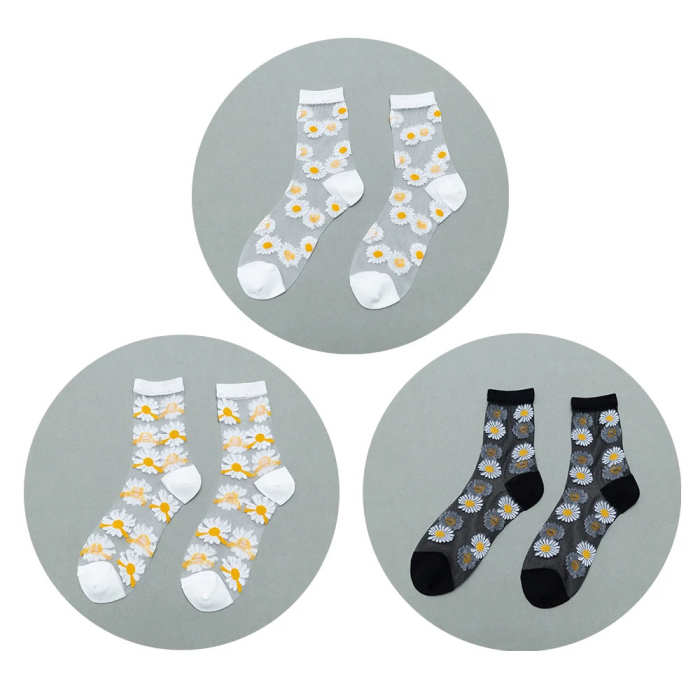 A Bloomy Summer Socks