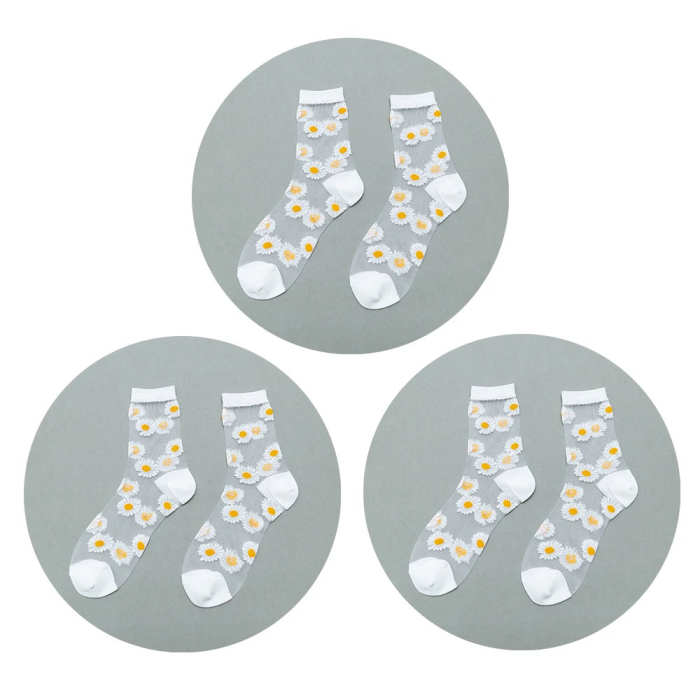 A Bloomy Summer Socks